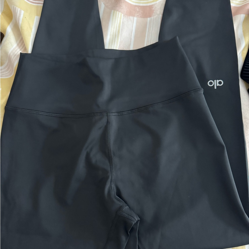 Alo Yoga Charcoal High-Waisted Leggings